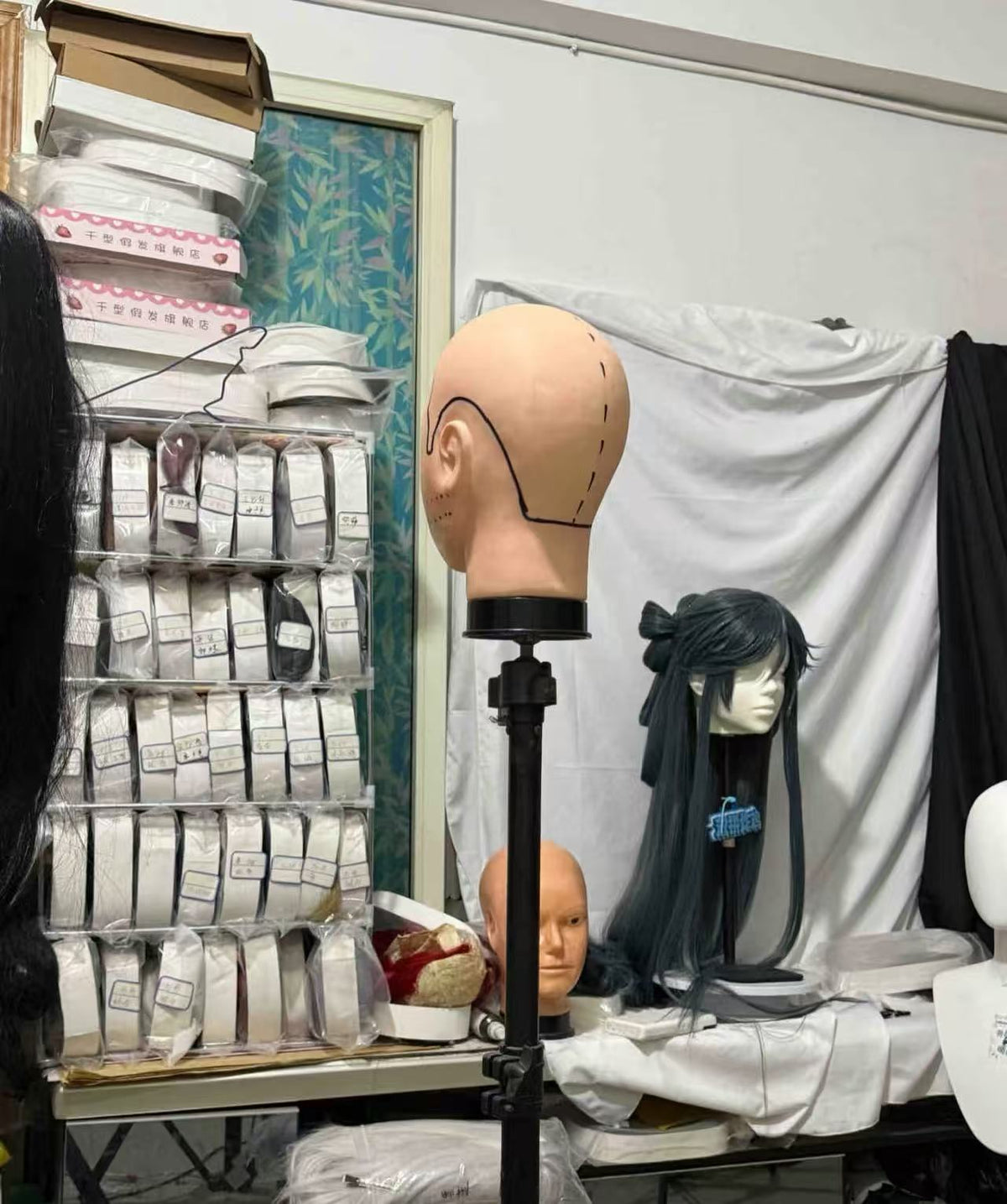 Kira Wig studio work